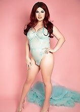 Bailey Jay's pinkish love stick is so massive it will spread your ass and mouth hard and wide